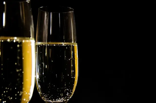 Champagne au Maléo bar